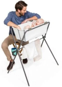 Stokke Flexi Bath® Faltbare Badewanne Mit Hitzeempfindlichem Stöpsel, White