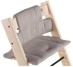 Stokke Tripp Trapp® Classic Baby Kissen, Icon Grey OCS (Organic Cotton)