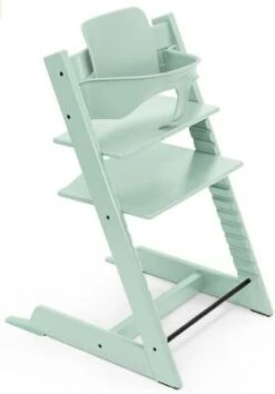 Stokke Tripp Trapp® Hochstuhl, Classic Collection + BABY SET™, Soft Mint