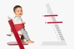 Stokke Tripp Trapp® Hochstuhl, Classic Collection, Hazy Grey Inkl. Tripp Trapp® Newborn Set™ Schale, Grey -Stokke Verkauf 17071473 05