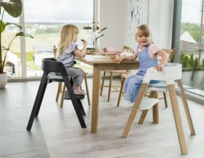 Stokke Steps™ Hochstuhl, Sitz Black Inkl. Beine Buchenholz, Black 3 Stokke Steps™ Hochstuhl, Sitz Black Inkl. Beine Buchenholz, Black - Image 3