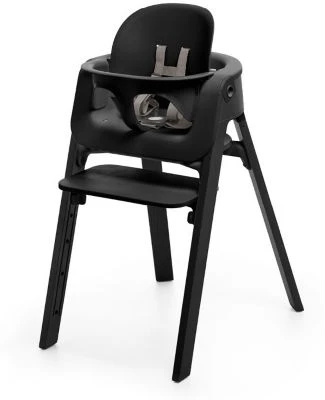 Stokke Steps™ Hochstuhl, Sitz Black Inkl. Beine Buchenholz, Black 4 Stokke Steps™ Hochstuhl, Sitz Black Inkl. Beine Buchenholz, Black - Image 4