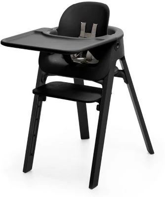 Stokke Steps™ Hochstuhl, Sitz Black Inkl. Beine Buchenholz, Black 5 Stokke Steps™ Hochstuhl, Sitz Black Inkl. Beine Buchenholz, Black - Image 5