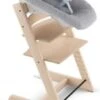 Stokke Tripp Trapp® Hochstuhl, Oak, Natural Inkl. Newborn Set™ Schale, Grey