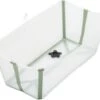 Stokke Flexi Bath® Faltbare Badewanne Mit Hitzeempfindlichem Stöpsel, V2 Transparent Green