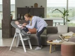 Stokke Steps™ Bouncer, Schwarzes Gestell, Grey Clouds -Stokke Verkauf 5276777 03