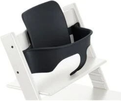 Stokke Tripp Trapp® Hochstuhl, Oak, Inkl. BABY SET™, Black -Stokke Verkauf 8577069 04