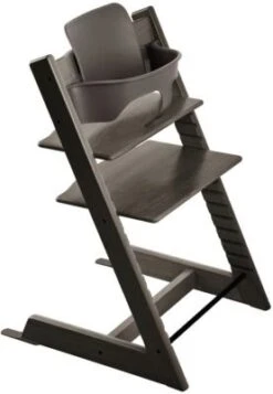 Stokke Tripp Trapp® Hochstuhl, Classic Collection, Inkl. BABY SET™, Hazy Grey