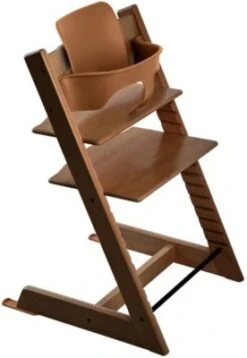 Stokke Tripp Trapp® Hochstuhl, Classic Collection, Inkl. BABY SET™, Walnut Brown
