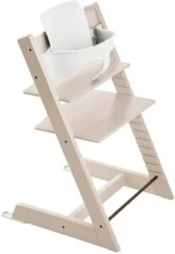 Stokke Tripp Trapp® Hochstuhl, Classic Collection, Inkl. BABY SET™, Whitewash/White