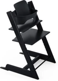 Stokke Tripp Trapp® Hochstuhl, Classic Collection, Inkl. BABY SET™, Black