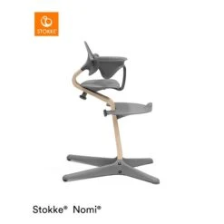 Stokke® Nomi® Baby Set Anthracite -Stokke Verkauf nomi natural grey highchair 5478 rt 2 1 1