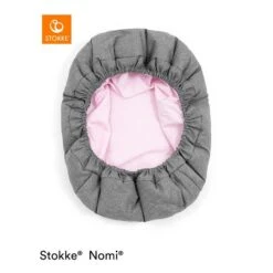Stokke® Nomi® Newborn Set Black/Grey Pink -Stokke Verkauf nomi newborncover grey pink 220901 5568 rt 2 1