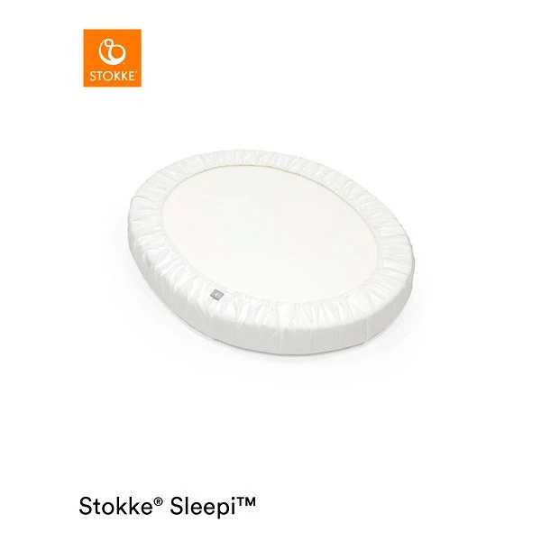 Stokke® Sleepi™ Mini Spannbettlaken V3 White 2 Stokke® Sleepi™ Mini Spannbettlaken V3 White - Image 2