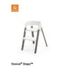 Stokke® Steps™ Hochstuhl Weiß Buchenholz Hazy Grey Mit Vielen Variationsmöglichkeiten